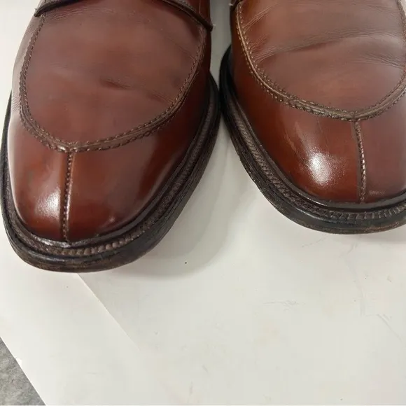Allen Edmonds Men’s Leather Split Toe Oxford Brentwood Dress Shoe 15A Brown