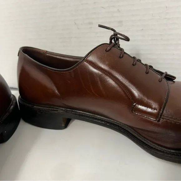 Allen Edmonds Men’s Leather Split Toe Oxford Brentwood Dress Shoe 15A Brown