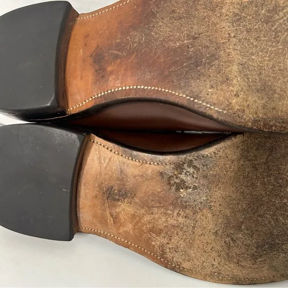 Allen Edmonds Men’s Leather Split Toe Oxford Brentwood Dress Shoe 15A Brown