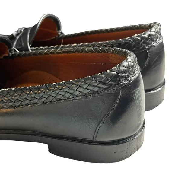Allen Edmonds Men’s Size 10 A Leather Loafers Maxfield Dress Shoes Black Slip On