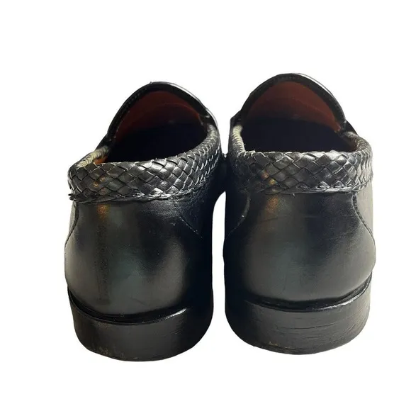 Allen Edmonds Men’s Size 10 A Leather Loafers Maxfield Dress Shoes Black Slip On