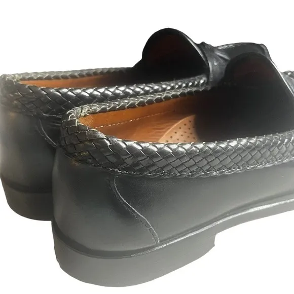 Allen Edmonds Men’s Size 10 A Leather Loafers Maxfield Dress Shoes Black Slip On
