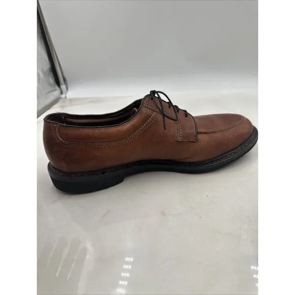 ALLEN EDMONDS Mens Wilbert Brown Leather Oxford Comfort Dress Shoes Sz 10 D USA