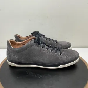 Allen Edmonds Shoes Men 12 D Porter Derby Sneaker Gray Suede Casual Shoe Preppy
