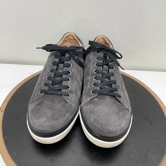 Allen Edmonds Shoes Men 12 D Porter Derby Sneaker Gray Suede Casual Shoe Preppy