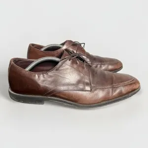 Allen Edmonds Tribeca $220 Men's Apron Toe Dress Shoes Size 11 D Leather Brown