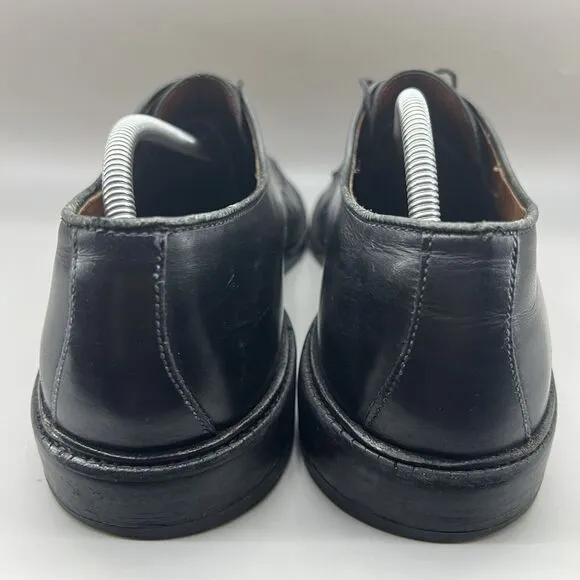 Allen Edmonds Walton Shoes Men Size 11.5 E Black Leather Oxford Split Toe Dress