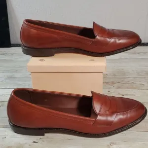 Allen Edmonds Women's Brookline Loafers Cognac Brown Size 10B‎ Ladies Loafers
