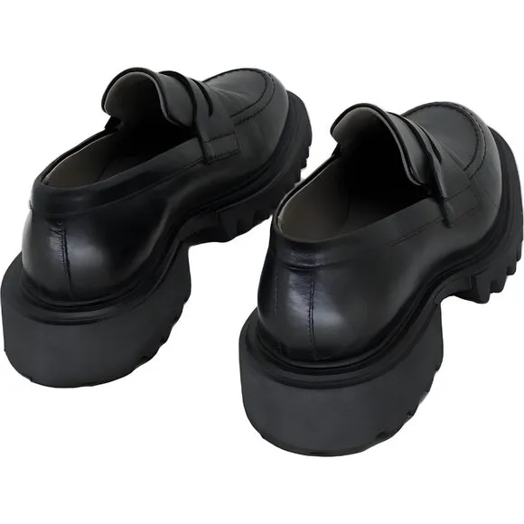 AllSaints Women's Lola Leather Loafer EU 37 - Chic and Stylish