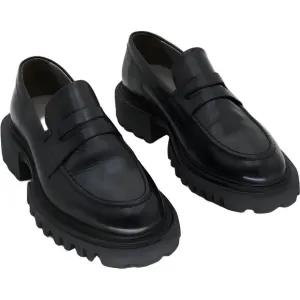 AllSaints Women's Lola Leather Loafer EU 37 - Chic and Stylish