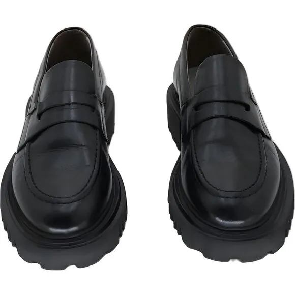 AllSaints Women's Lola Leather Loafer EU 37 - Chic and Stylish