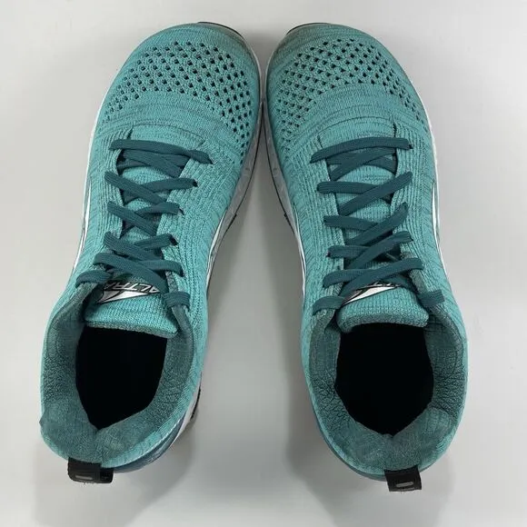 Altra Paradigm 4.5 Knit Running Shoes Womens Size 6.5 Teal Mesh Athletic Comfort