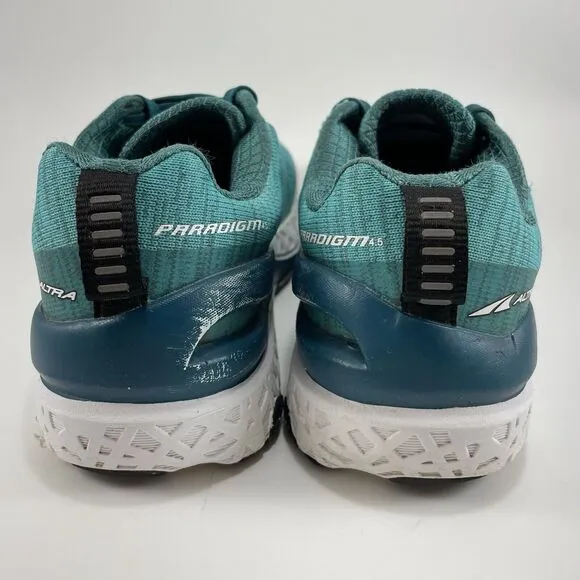 Altra Paradigm 4.5 Knit Running Shoes Womens Size 6.5 Teal Mesh Athletic Comfort