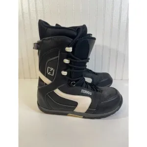 &quot;&quot;&quot;MORROW Rail Lace-up Black Adult Snowboard Boots - Size 10 NEW&quot;&quot;&quot;