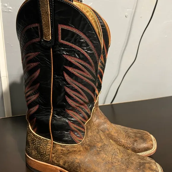 Anderson Bean Men’s Square Toe Cowboy Boots Size 11.5 D