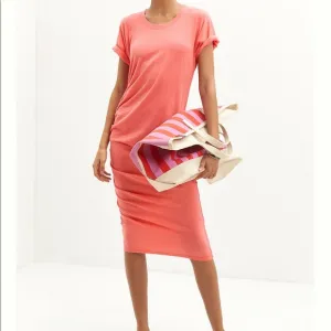 ANTHROPOLOGIE Sundry Ruched Midi Dress