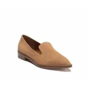 Aquatalia Golda Cream  Suede Loafers Weatherproof Women's Shoes size 5