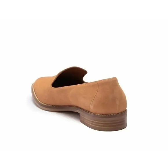 Aquatalia Golda Cream  Suede Loafers Weatherproof Women's Shoes size 5