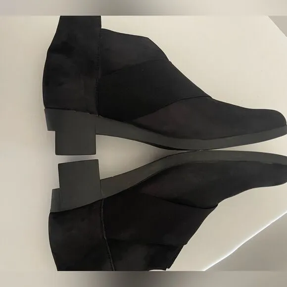 Arche Black Slip In Ankle Boots Size 38 (7)