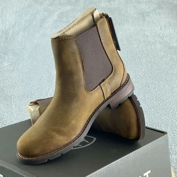 ARIAT BMVY9 Womens Wexford Waterproof Boot Weathered Brown 8.5 Wide NWB S032