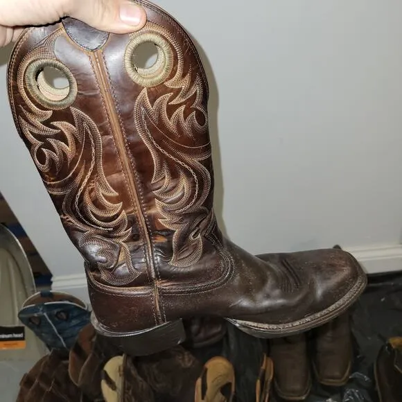 Ariat Boots Size 9 D Brown Leather Cowboy Workwear Shoes Boot 10017365 Western