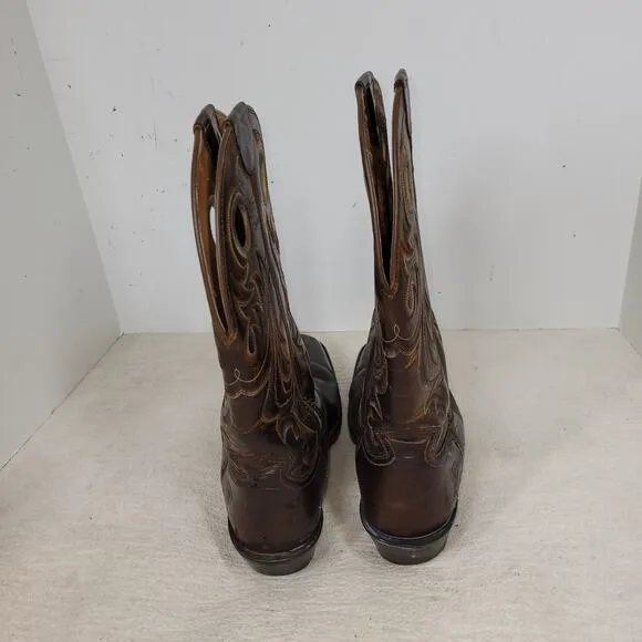 Ariat Boots Size 9 D Brown Leather Cowboy Workwear Shoes Boot 10017365 Western