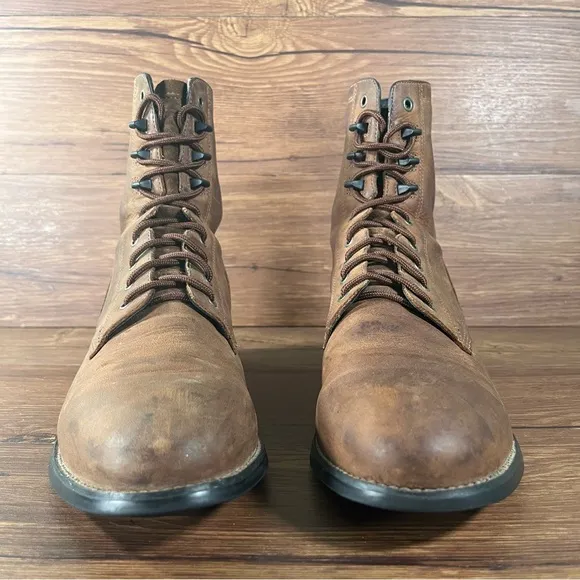 ARIAT Heritage Brown Leather Lace Up Boots Men’s Size 9.5 Western Shoes
