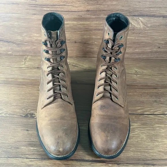 ARIAT Heritage Brown Leather Lace Up Boots Men’s Size 9.5 Western Shoes