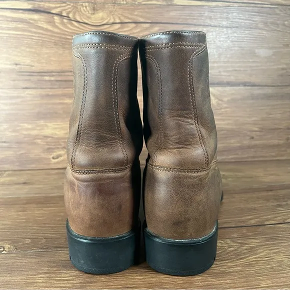 ARIAT Heritage Brown Leather Lace Up Boots Men’s Size 9.5 Western Shoes