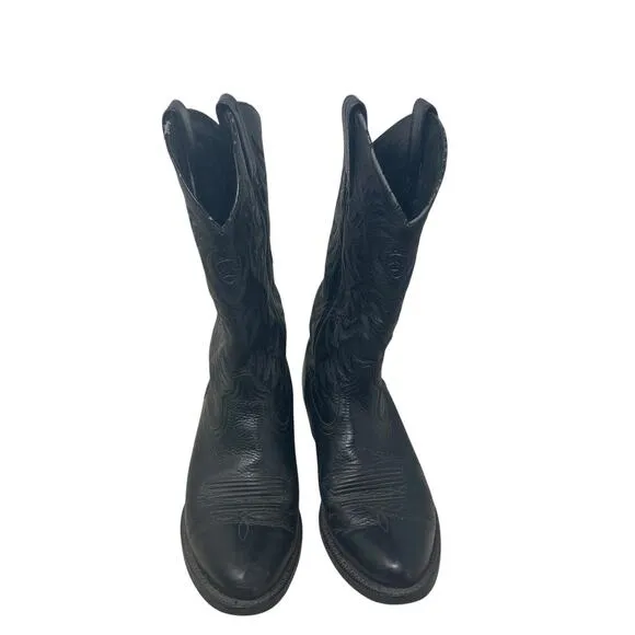 Ariat Heritage R Toe Western Boot Mens 7D Black