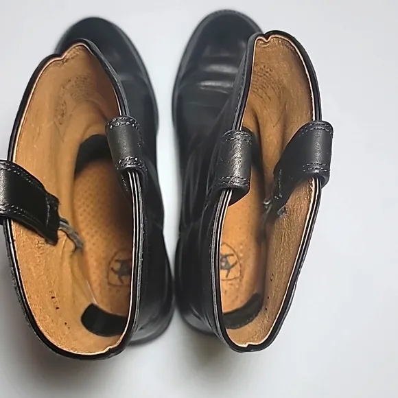 ARIAT heritage Roper men's black leather western cowboy shoes 9 EE US,42 W EU