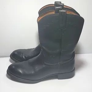 ARIAT heritage Roper men's black leather western cowboy shoes 9 EE US,42 W EU