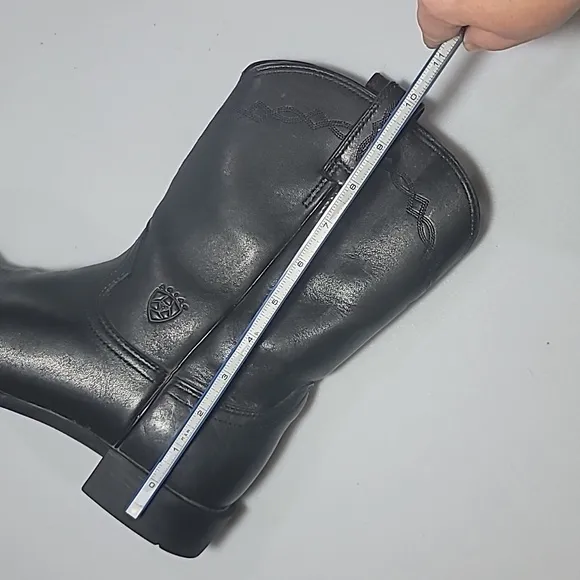 ARIAT heritage Roper men's black leather western cowboy shoes 9 EE US,42 W EU
