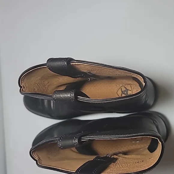 ARIAT heritage Roper men's black leather western cowboy shoes 9 EE US,42 W EU