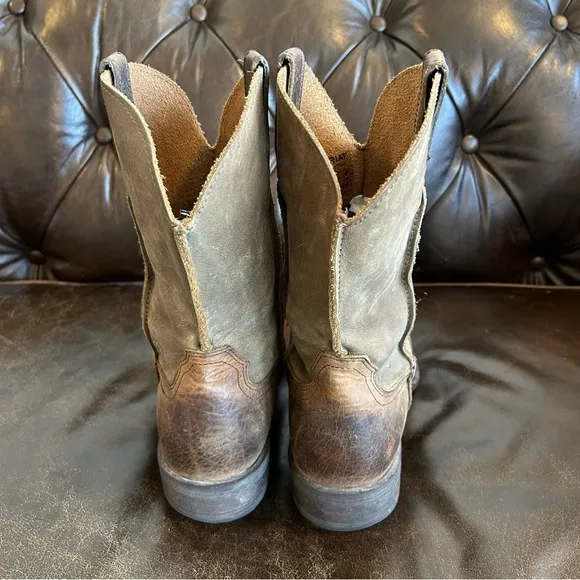 Ariat Men’s Brown Cowboy Boots Classic Western Style size 9EE