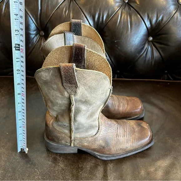 Ariat Men’s Brown Cowboy Boots Classic Western Style size 9EE