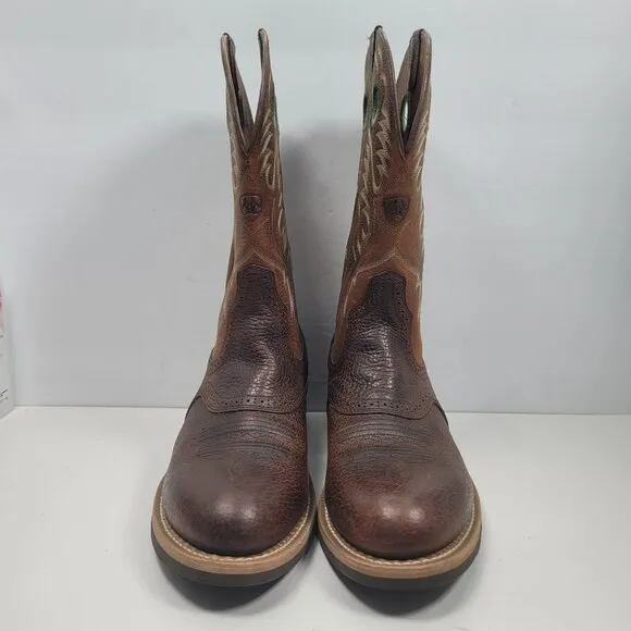 Ariat Men's Brown Western Leather Cowboy Boots 10016272 US Size 12EE