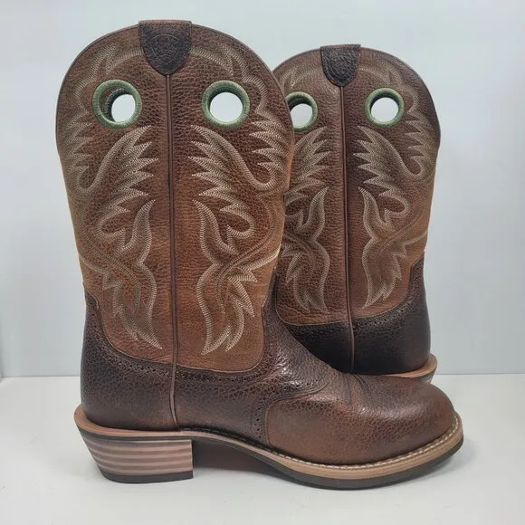 Ariat Men's Brown Western Leather Cowboy Boots 10016272 US Size 12EE