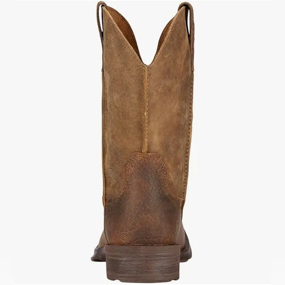 Ariat Men's Rambler Pull-On Western Boots - Earth/Brown Bomber‎ Cowboy Ro…