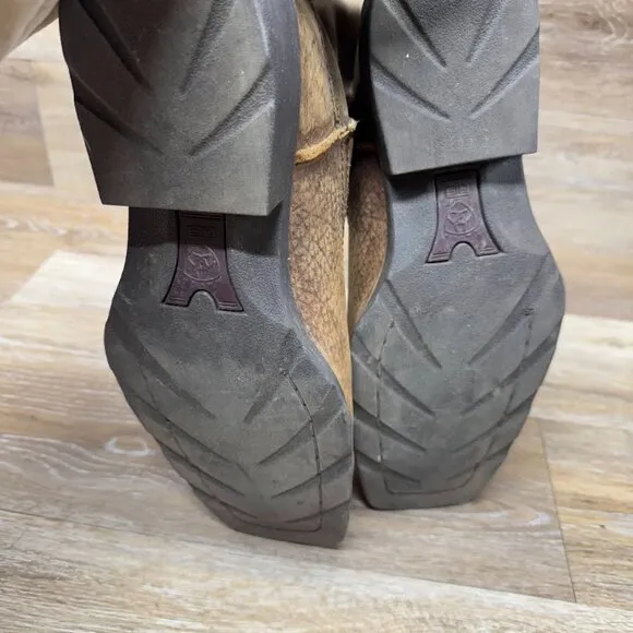 Ariat Rambler Rugged Brown Leather Western Boots Men's Size 11