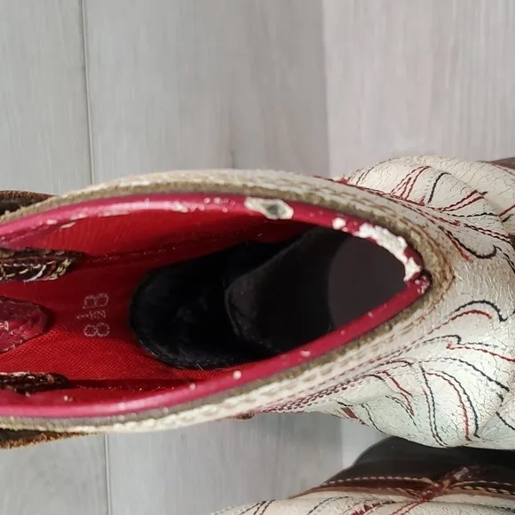 Ariat Womens 10017423 Ranchbaby Western Cowboy Boots shoes sz 8.5B