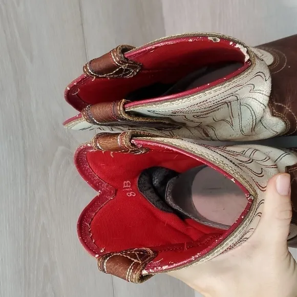 Ariat Womens 10017423 Ranchbaby Western Cowboy Boots shoes sz 8.5B