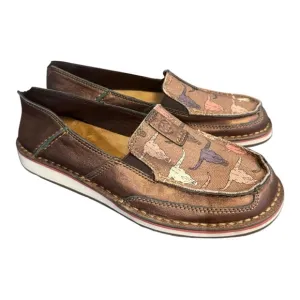 Ariat Women’s Bronze and Steerhead Cruiser Size slip on shoes loafers Size 8B