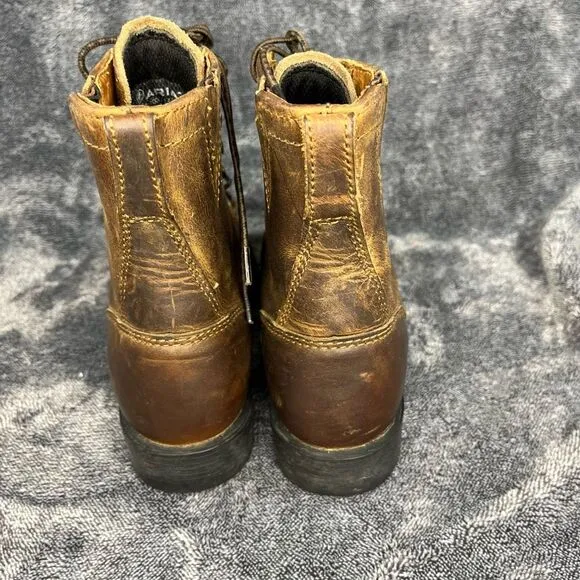 Ariat Women's Heritage Lacer II Kiltie Distressed Brown Western Boots Size 6.5 B