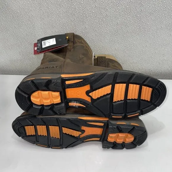 Ariat WorkHog H2O Waterproof Work Boots – Men’s Size 9D – Oily Distressed Brown