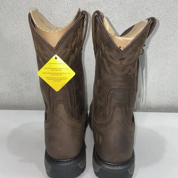 Ariat WorkHog H2O Waterproof Work Boots – Men’s Size 9D – Oily Distressed Brown