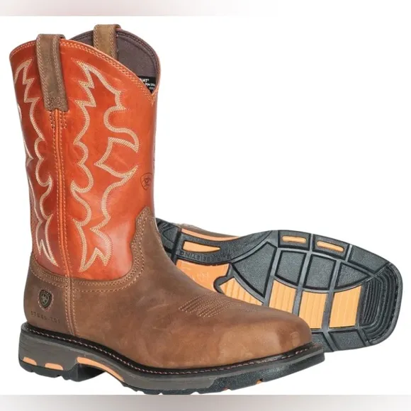 Ariat Workhog Square Toe Work BootsSize 11