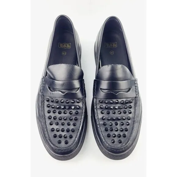 Ash Stud-Detailing Men's Loafers - Size 43 /‎ US 10