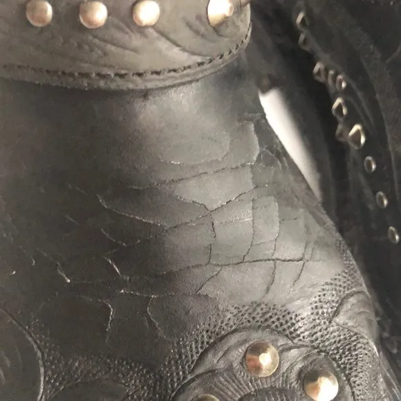 Ash Studded Belt Moto Boots