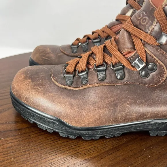Asolo AFX 520 Boots Women's 7.5 Brown Leather Gore-Tex Lace Up Hiking Shoes